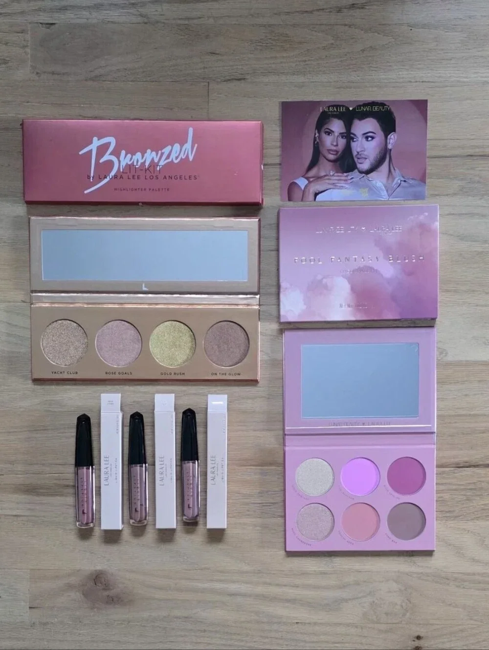 BNIB, Rare, HTF, Laura Lee Los Angeles X Manny MUA (Lunar Beauty) Bundle!